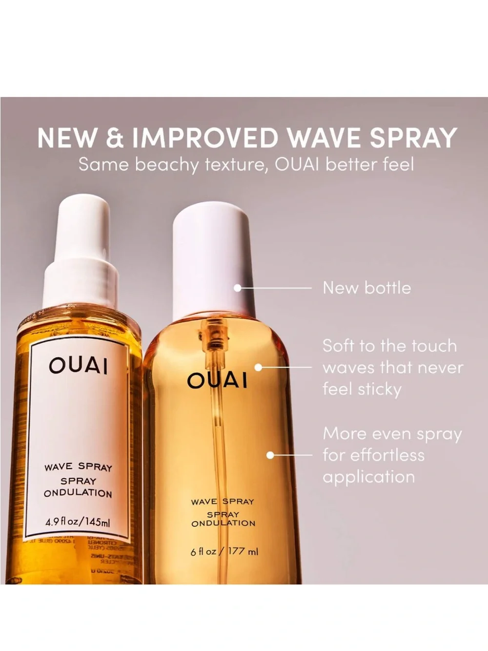 OUAI Texturizing Wave Spray 6oz